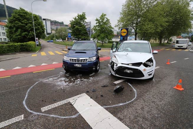 View of the accident site at the junction Zürcherstrasse and Lerchenfeldstrasse.